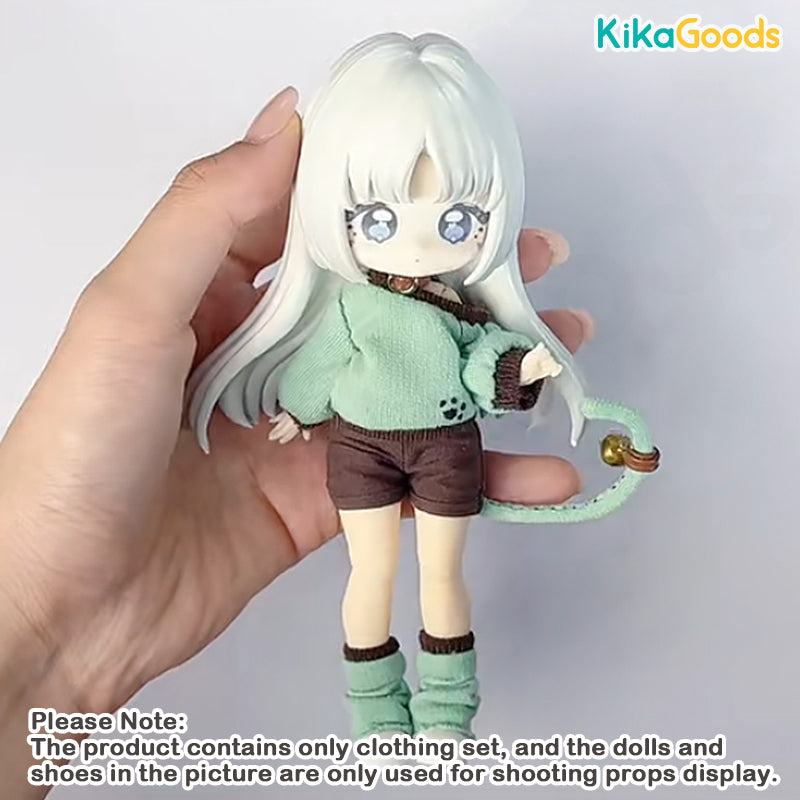 Sugar 100% Series Mint Chocolate Cat 1/12 Clothing Set【Shipped in