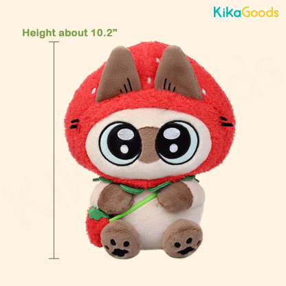 Nobeko Azukisan Fruity Series Strawberry Plush Toy – KikaGoods