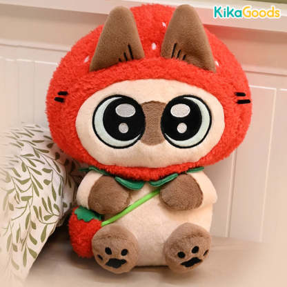 Nobeko Azukisan Fruity Series Strawberry Plush Toy – KikaGoods