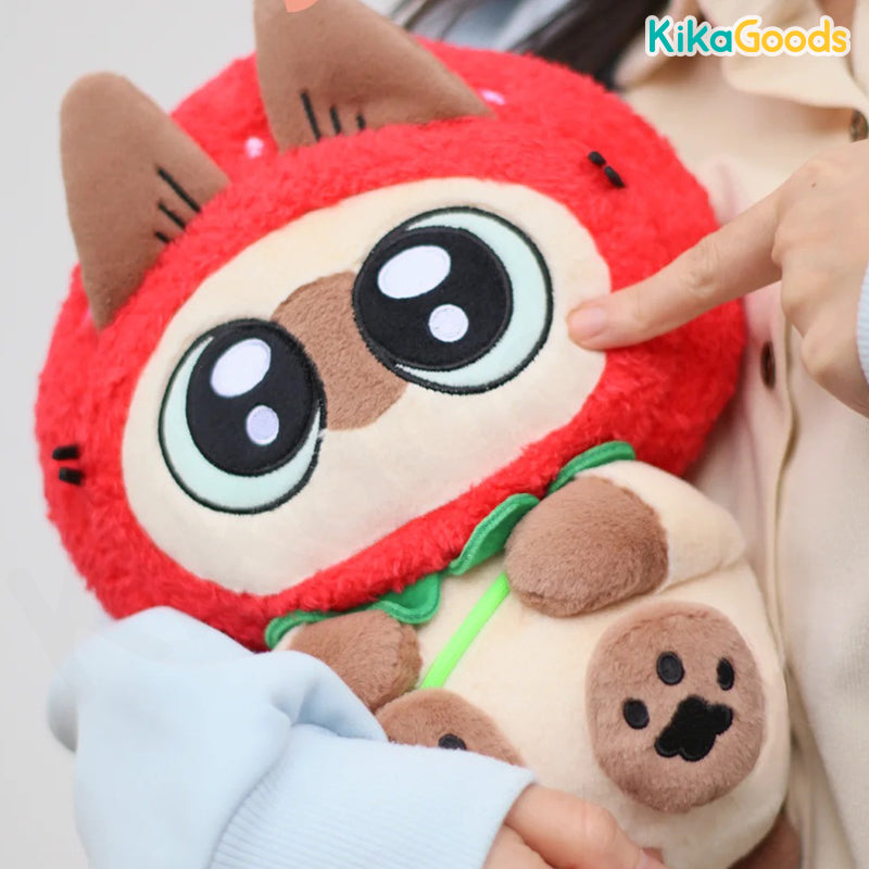 Nobeko Azukisan Fruity Series Strawberry Plush Toy – KikaGoods