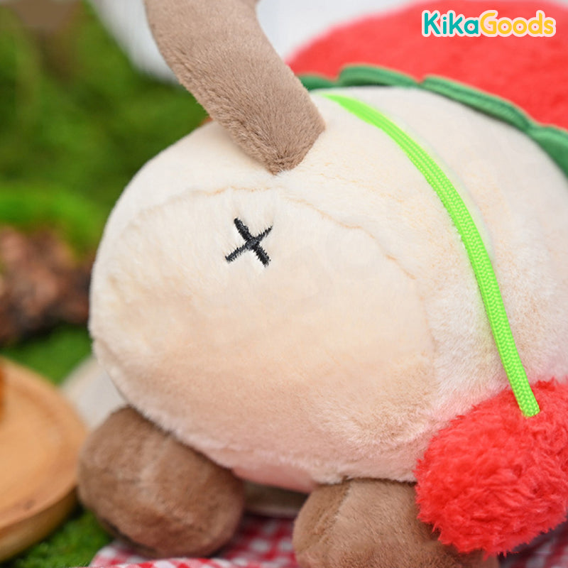 Nobeko Azukisan Fruity Series Strawberry Plush Toy – KikaGoods