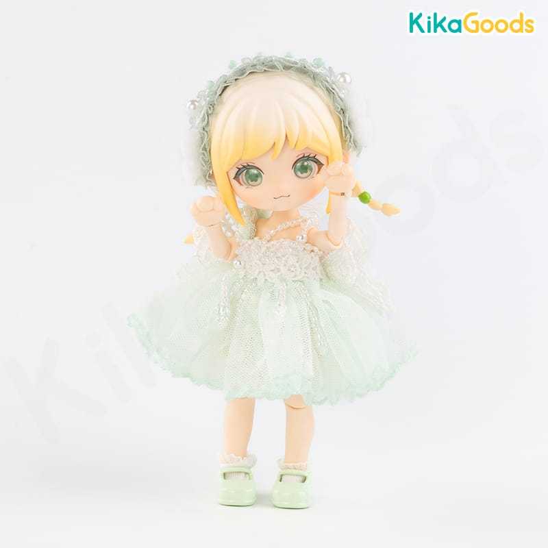 BJD Figure Clothes Polka Dot Fairy Skirt Suit