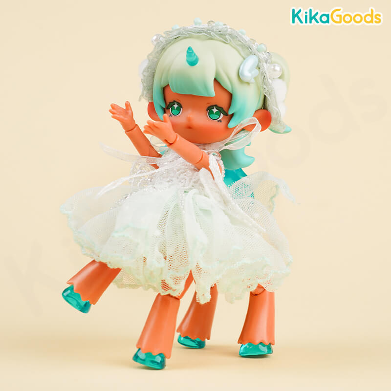 BJD Figure Clothes Polka Dot Fairy Skirt Suit