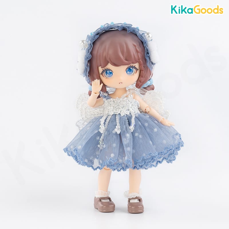 BJD Figure Clothes Polka Dot Fairy Skirt Suit
