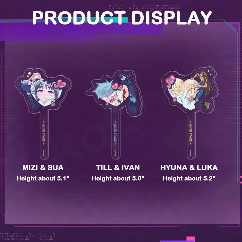 Alien Stage DLC Fruity Heart Series Acrylic Photo Stick
