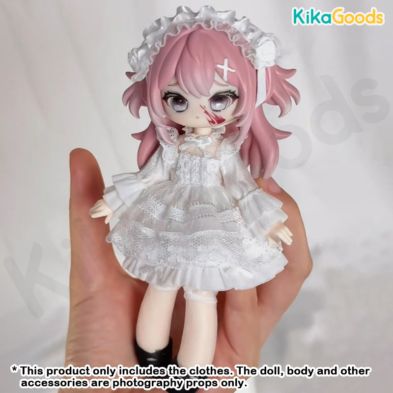 Arcane Circuit White Hymn 1/12 BJD Clothing Set