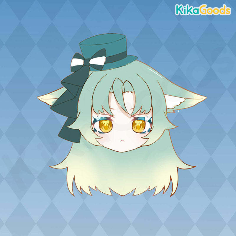 Start Again Series Green Fox Special Color Head Accessories