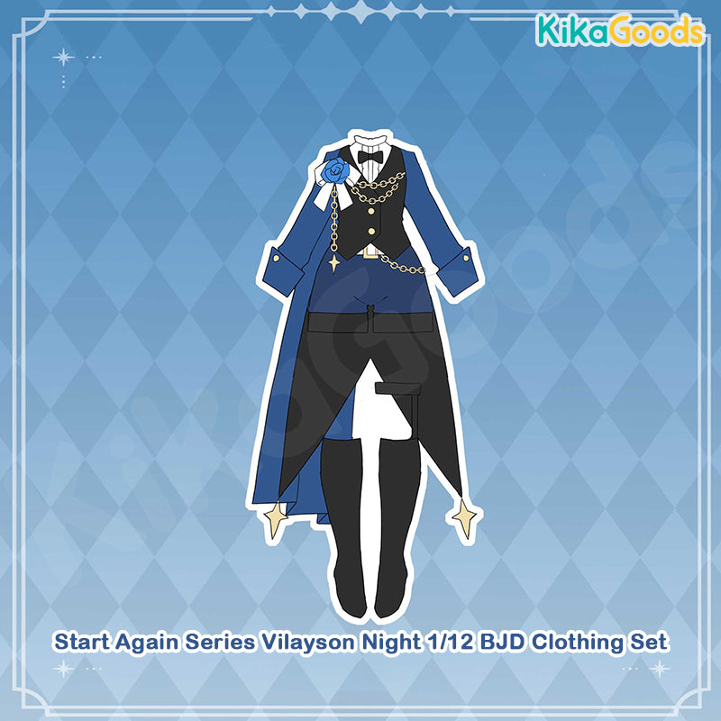 Start Again Series Vilayson Night 1/12 BJD Clothing Set【Shipped in Nov./Dec. 2025】