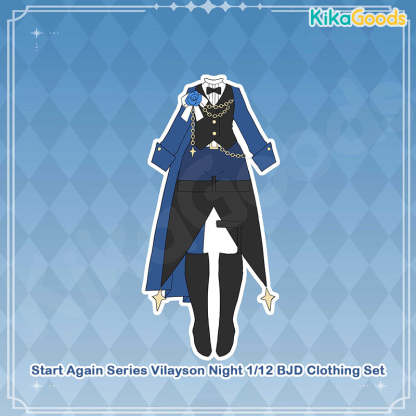 Start Again Series Vilayson Night 1/12 BJD Clothing Set【Shipped in Nov./Dec. 2025】