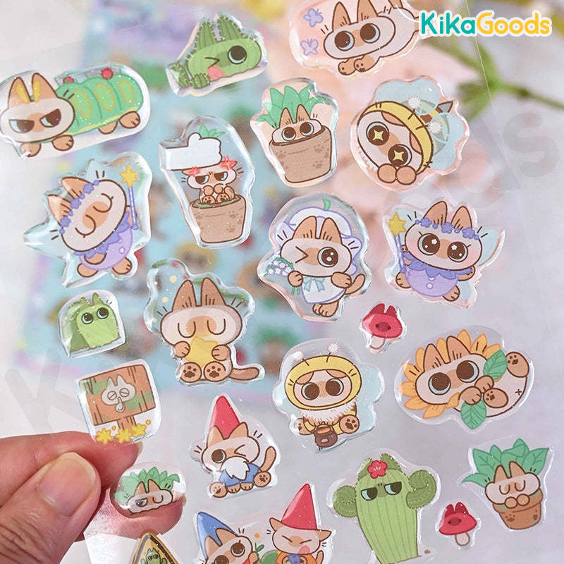 Nobeko Azukisan Wonderful Garden Series Epoxy Stickers【Shipped in Nov./Dec. 2025】