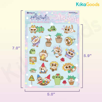 Nobeko Azukisan Wonderful Garden Series Epoxy Stickers【Shipped in Nov./Dec. 2025】