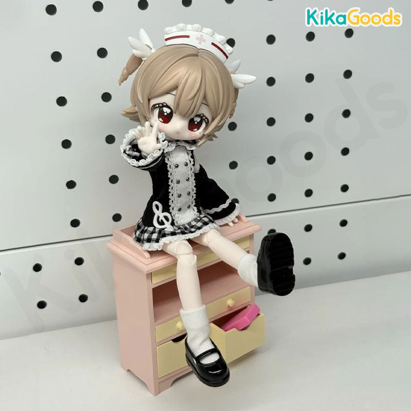 女性情報誌 KITTYGOODSCOLLECTION] Vol. 17.18.19.20 The Key Collection Series Mysterious Black Cat 1/12 BJD Clothing