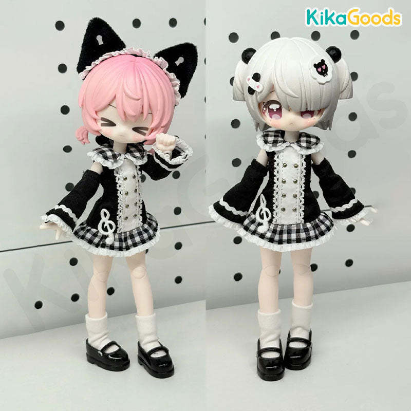The Key Collection Series Mysterious Black Cat 1/12 BJD Clothing Set【Shipped in Nov./Dec. 2025】