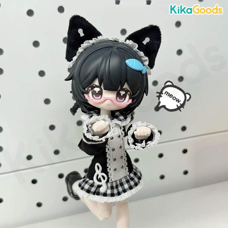 The Key Collection Series Mysterious Black Cat 1/12 BJD Clothing Set【Shipped in Nov./Dec. 2025】