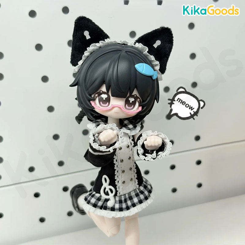 The Key Collection Series Mysterious Black Cat 1/12 BJD Clothing Set【Shipped in Nov./Dec. 2025】