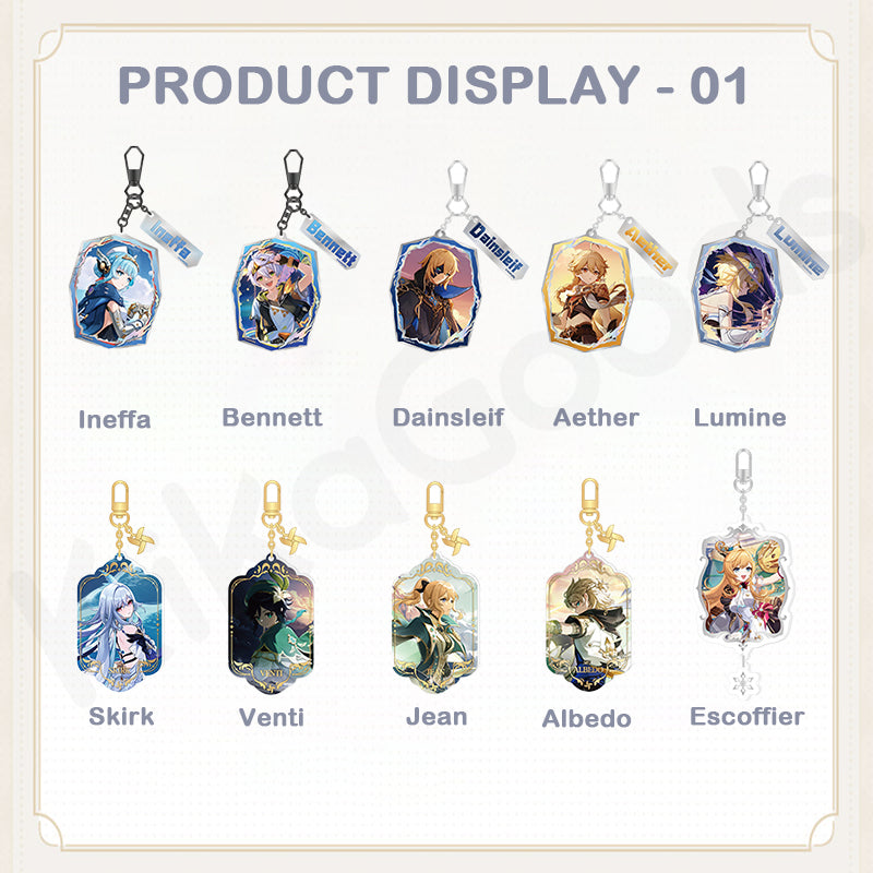 Genshin Impact Series Acrylic Pendant【Shipped in Nov./Dec. 2025】