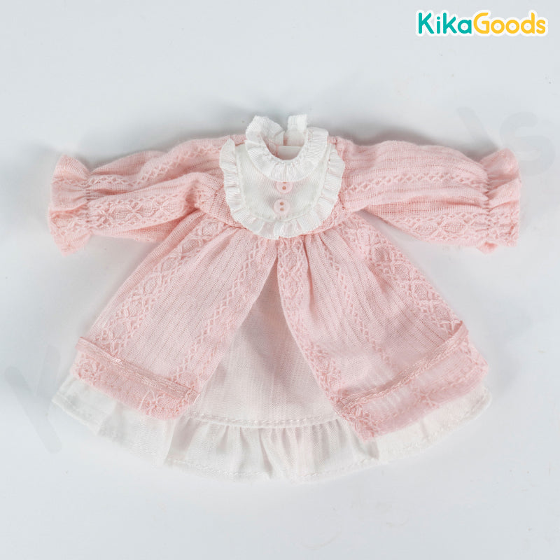 The Lulu Elf Story Pink Pajama 1/12 BJD Clothing Set