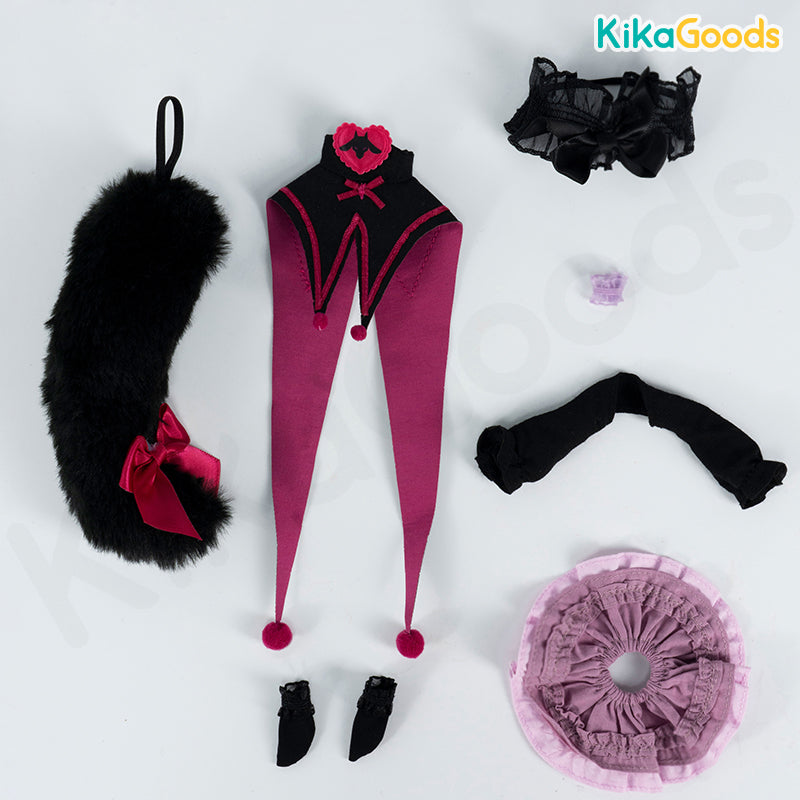 The Lulu Elf Story Raspberry 1/12 BJD Clothing Set