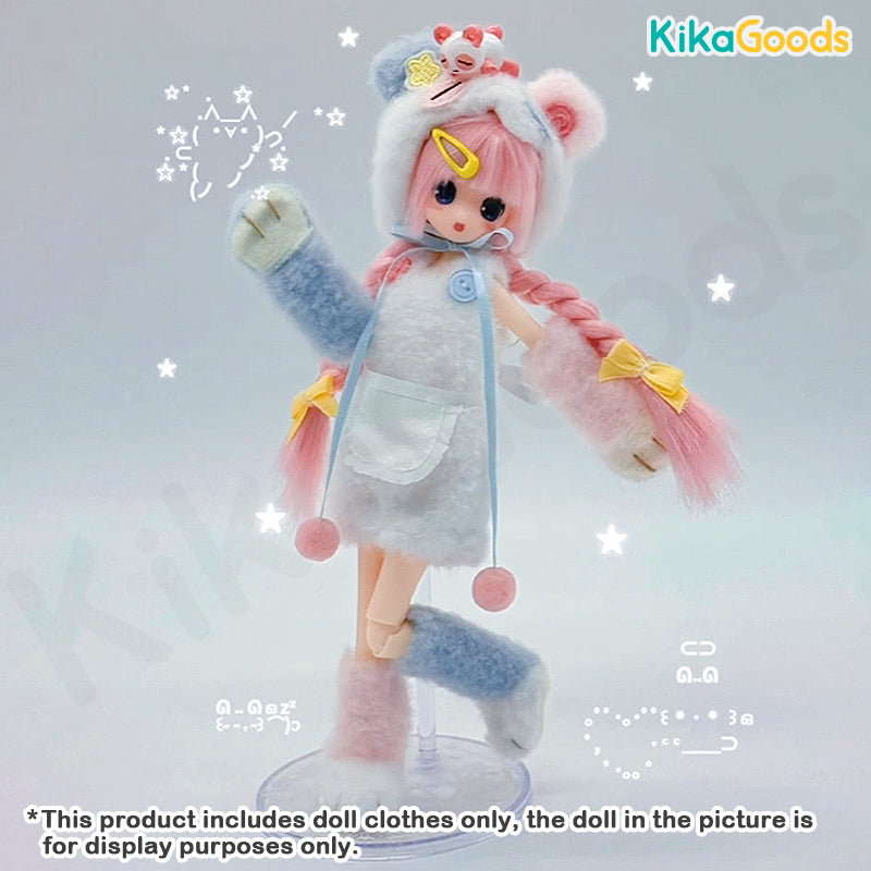 Transform Electrical Street Series Panda Plush 1/6 BJD Clothing