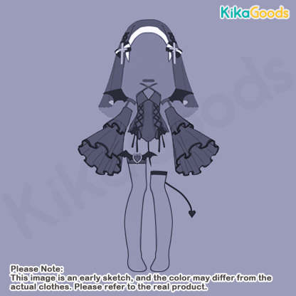 Light and Shadow Lightwing Academy Series Thorn Nun Large Chest 1/8 BJD Clothing Set【Shipped in May./Jun. 2026】