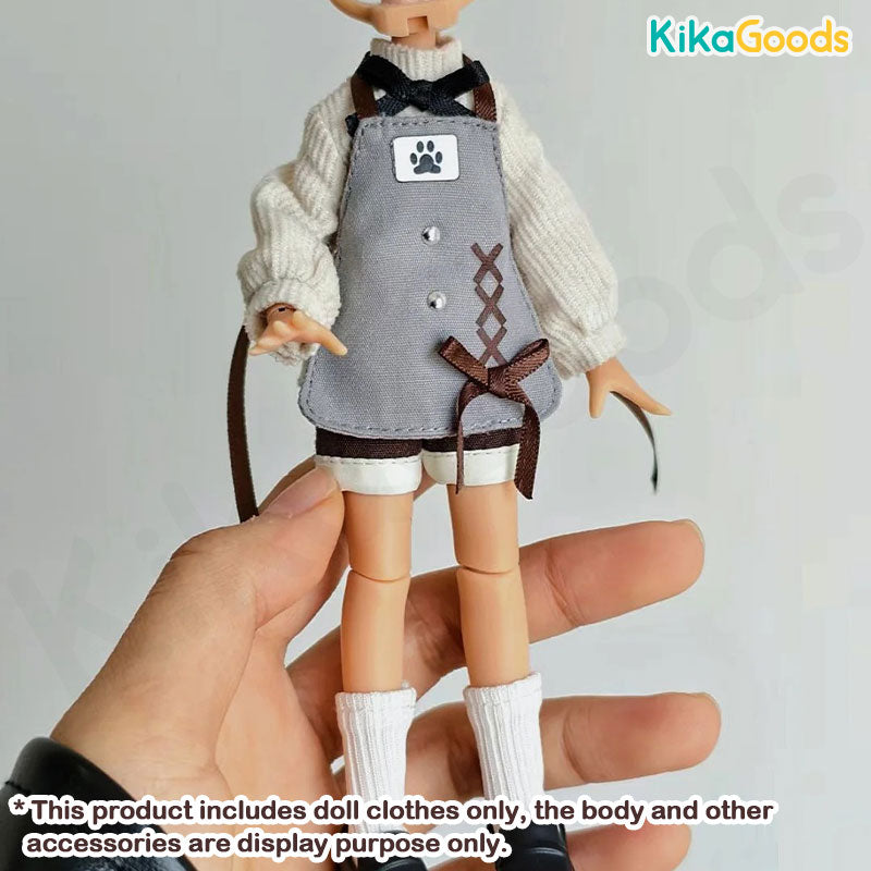 The Hard Candy Institute Series Coffee Candy Maid 1/12 BJD Clothing Set【Shipped in May./Jun. 2026】