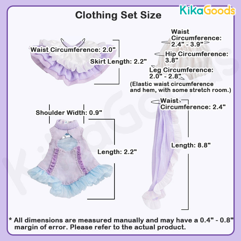 Penny's Box Night Fire & Colored Glaze 1/8 BJD Clothing Set