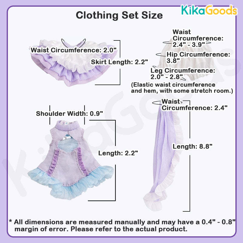 Penny's Box Night Fire & Colored Glaze 1/8 BJD Clothing Set