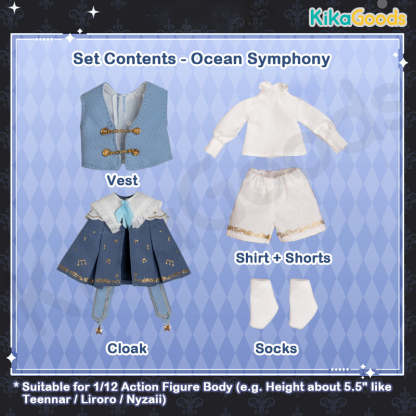 Symphony Performer Series 1/12 BJD Clothing Set【Shipped in Mar./Apr. 2026】