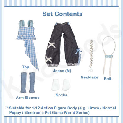 Sweet & Spring Pixel 1/12 BJD Clothing Set【Shipped in Apr./May. 2026】