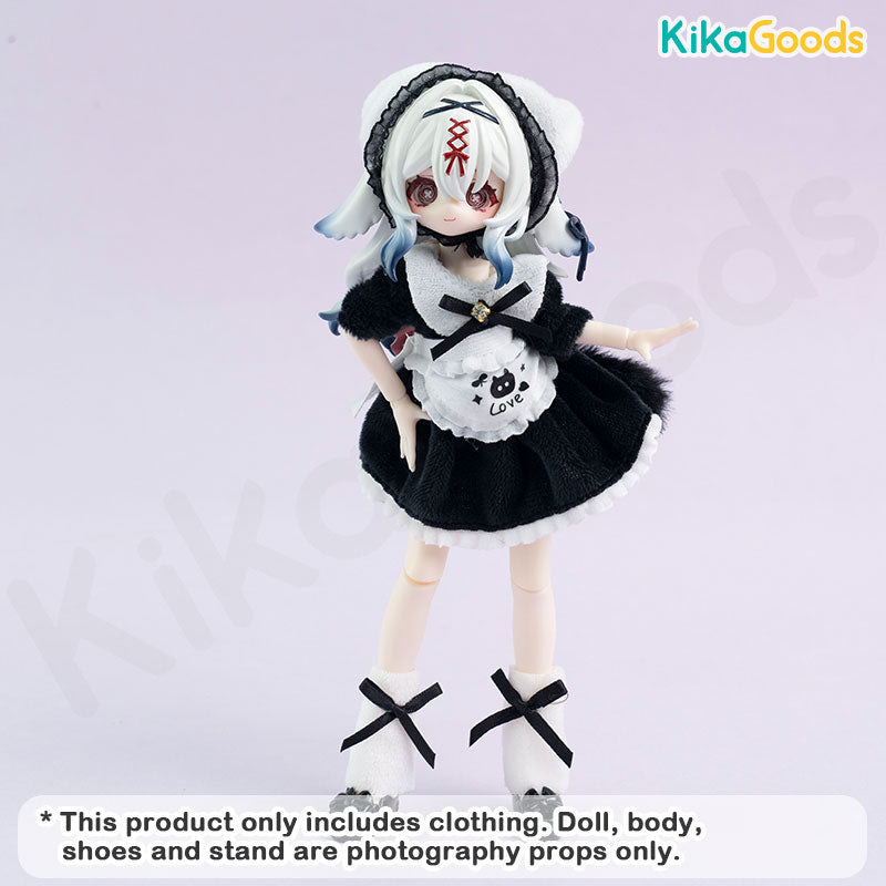 Neighboring Little Maid 1/12 BJD Clothing Set