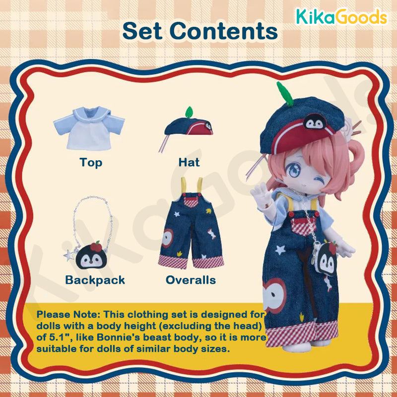 Daily Series Autumn Apple Tart 1/12 BJD Clothing Set