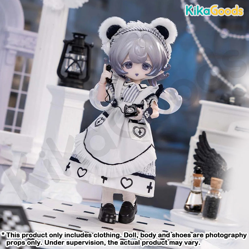 Daily Series Bear Cross Knot 1/12 BJD Clothing Set