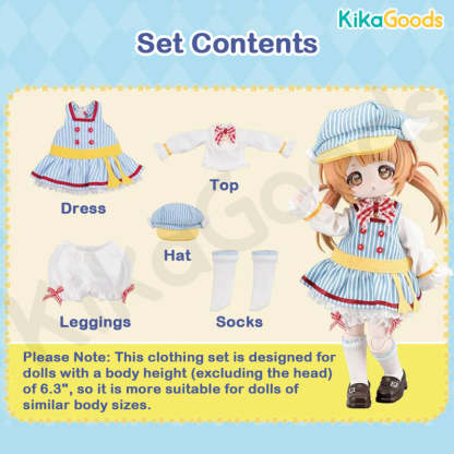 Daily Series Nice Weather 1/6 BJD Clothing Set