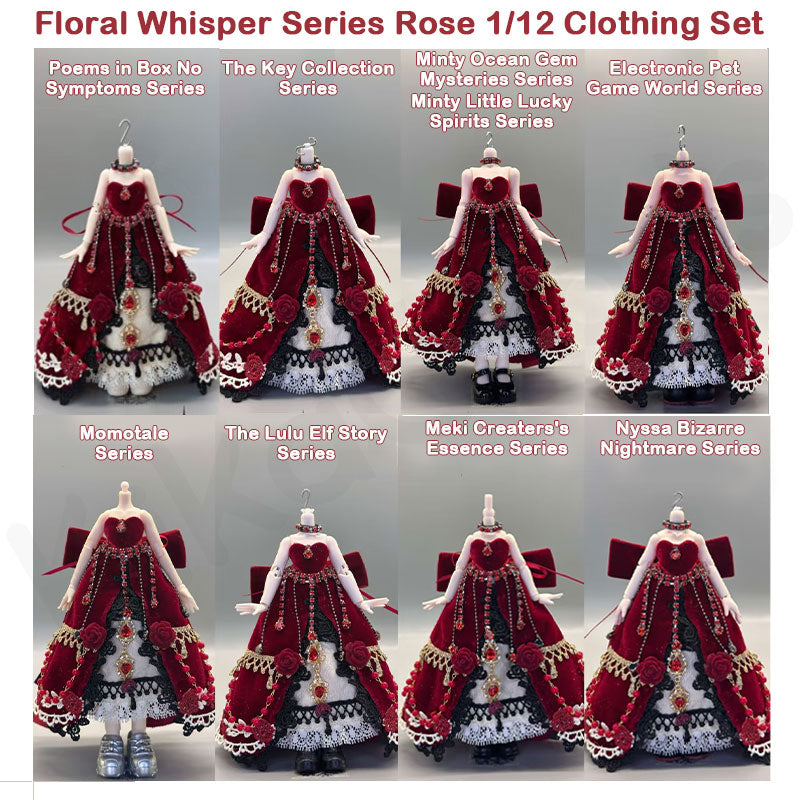 Floral Whisper Series Rose 1/12 Clothing Set – KikaGoods Wholesale
