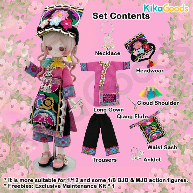 Ethnic Series Qiang Yaya 1/12 Clothing Set