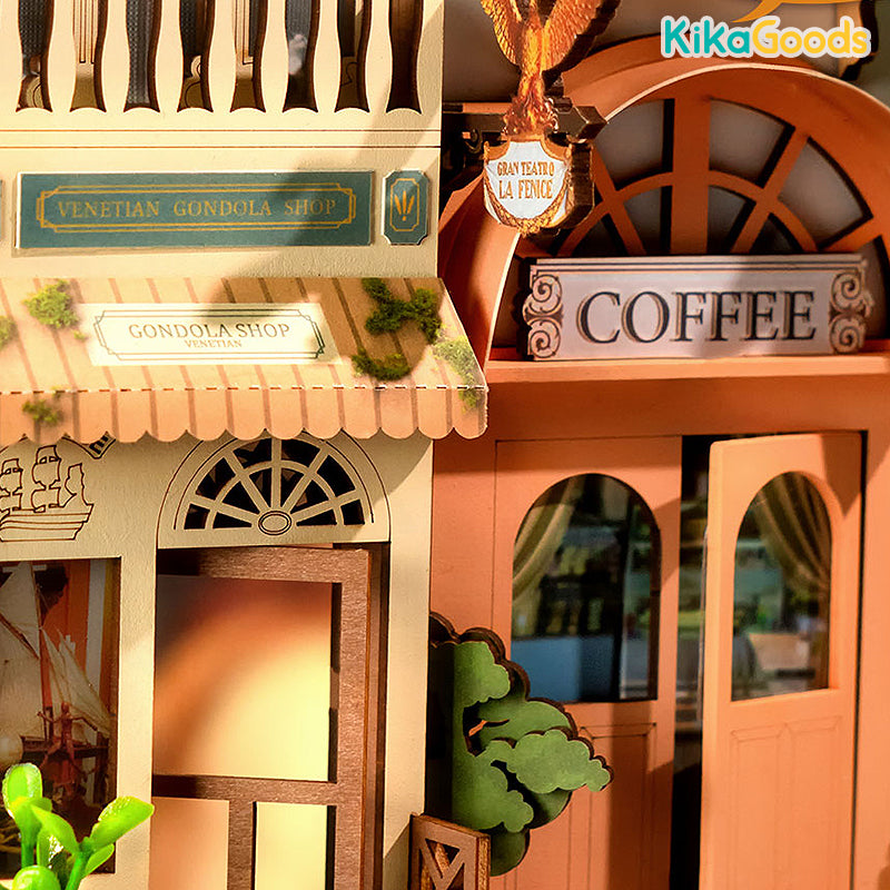 Rolife Book Nook Shelf Insert - Romantic Venice – KikaGoods Wholesale