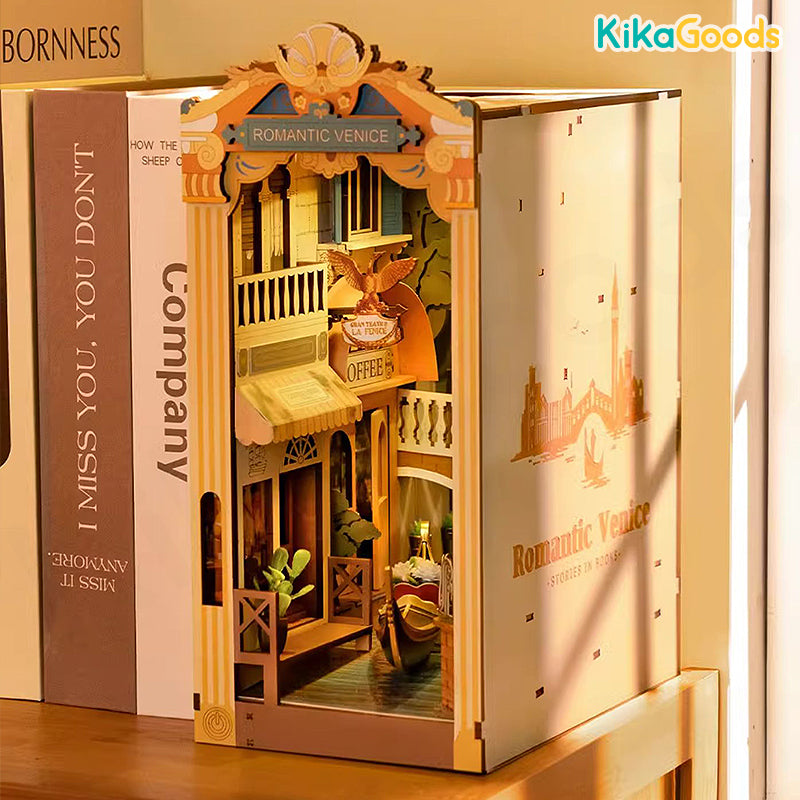 Rolife Book Nook Shelf Insert - Romantic Venice – KikaGoods Wholesale
