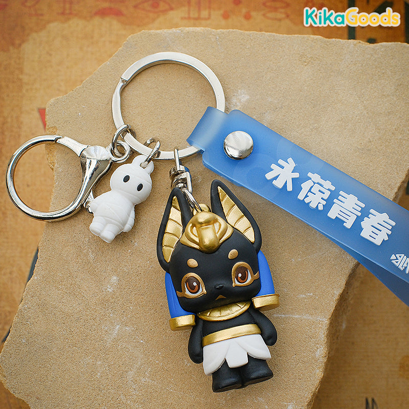 Aaru Garden Series Anubis Keychain – KikaGoods Wholesale