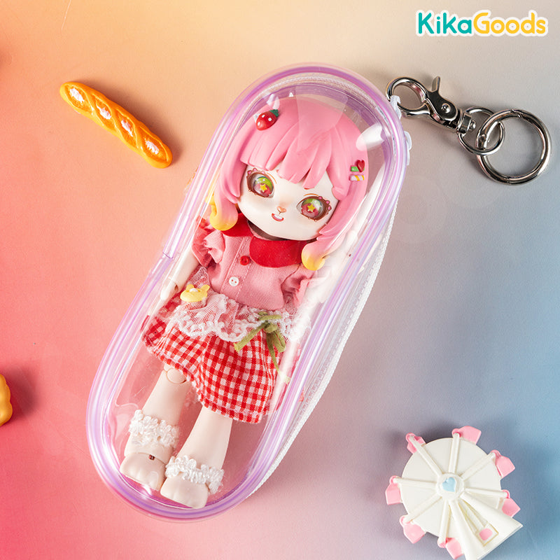 OB11 Mini Purse & Keychain Bag - Cute Doll Bag Accessories For 1/12 BJD Figures, Perfect For Blind Box Display & DIY Fun
