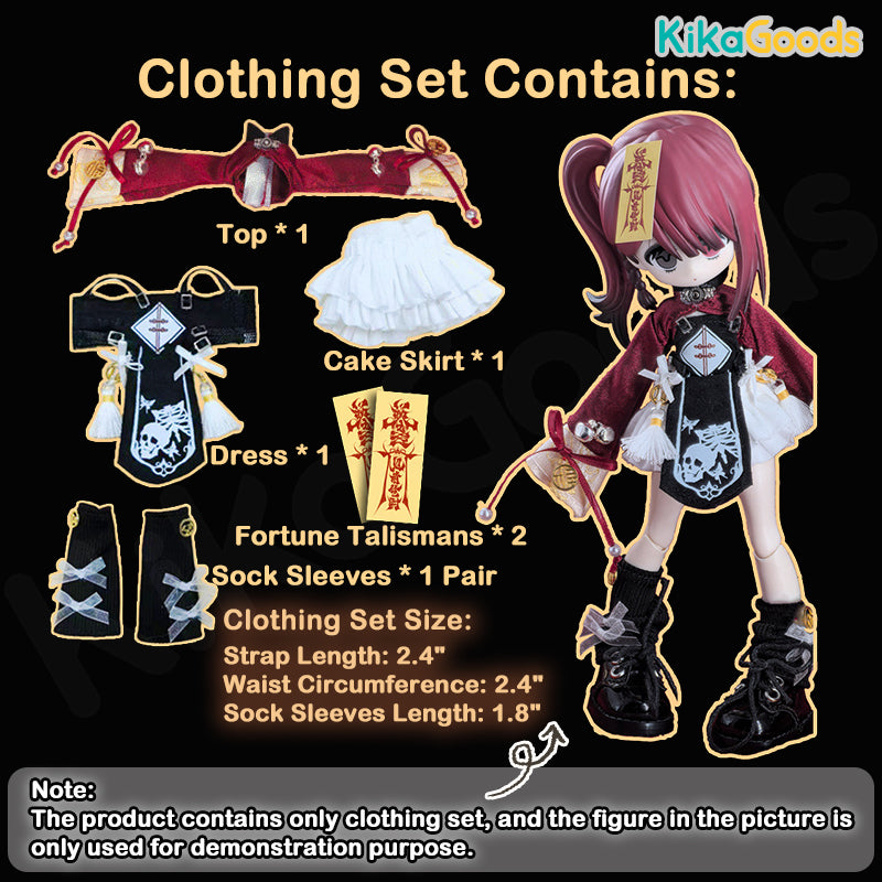 Ten Thousand Escape Plans Series Little Zombie Clothing Set