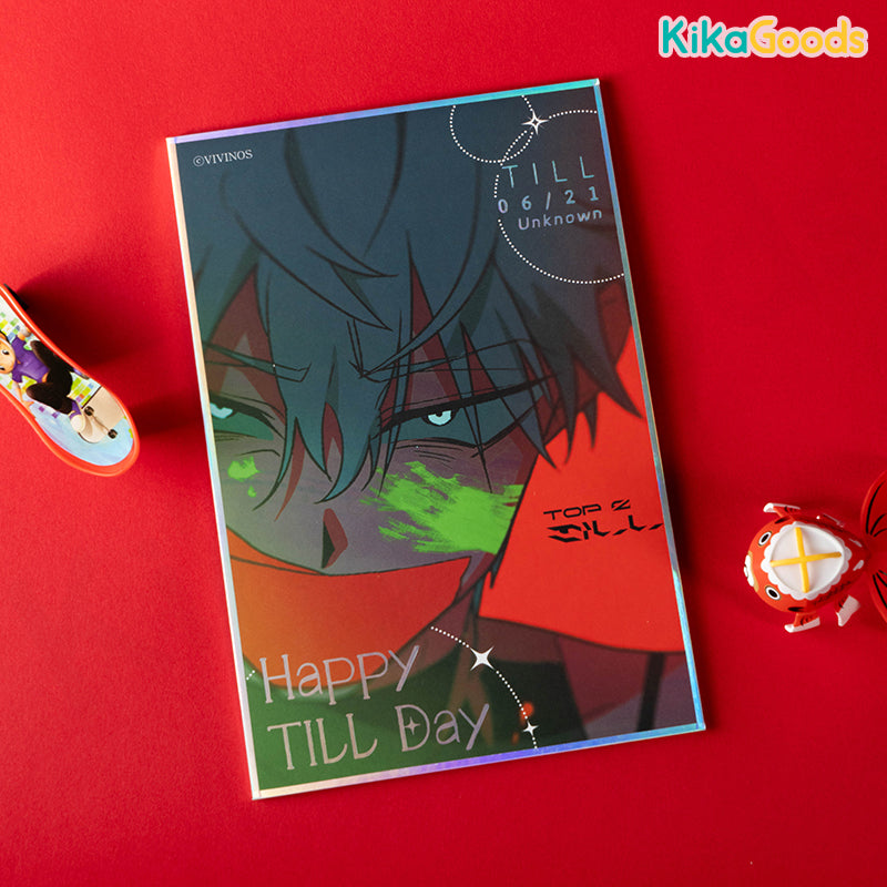 Alien Stage New Year's Eve Season 2024 Birthday Color Paper