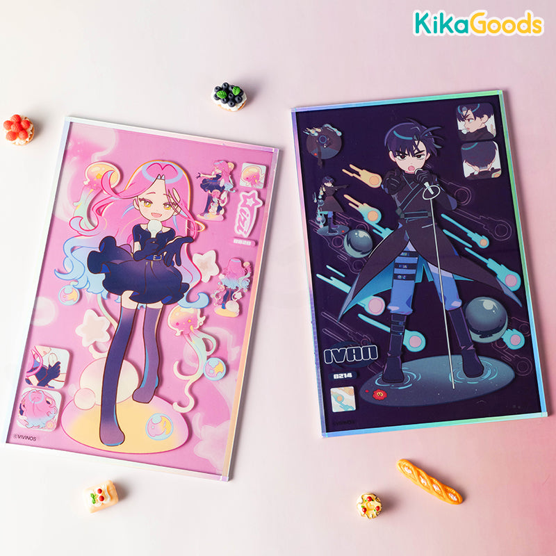 Alien Stage New Year's Eve Season Acrylic Color Paper – KikaGoods