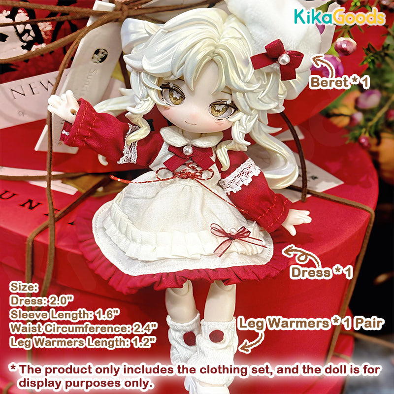 Inedible Doll Happy New Year Series 1/12 BJD Limited Clothing Set