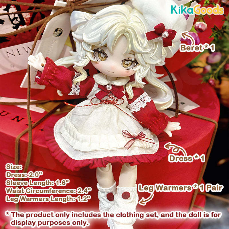 Inedible Doll Happy New Year Series 1/12 BJD Limited Clothing Set
