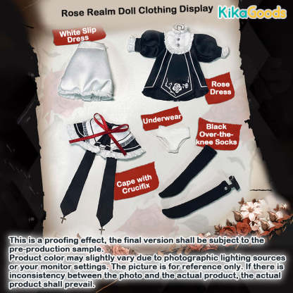 Nyssa Strange Nightmare Series Rose Realm 1/12 BJD Clothing Set【Shipped in Jul./Aug. 2025】