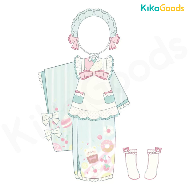 Sugary Girls Series Kimono 1/8 Clothing Set