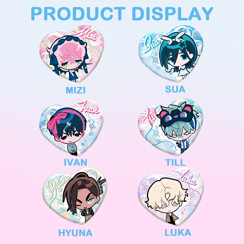 Alien Stage Recollection Series Love Badge Set