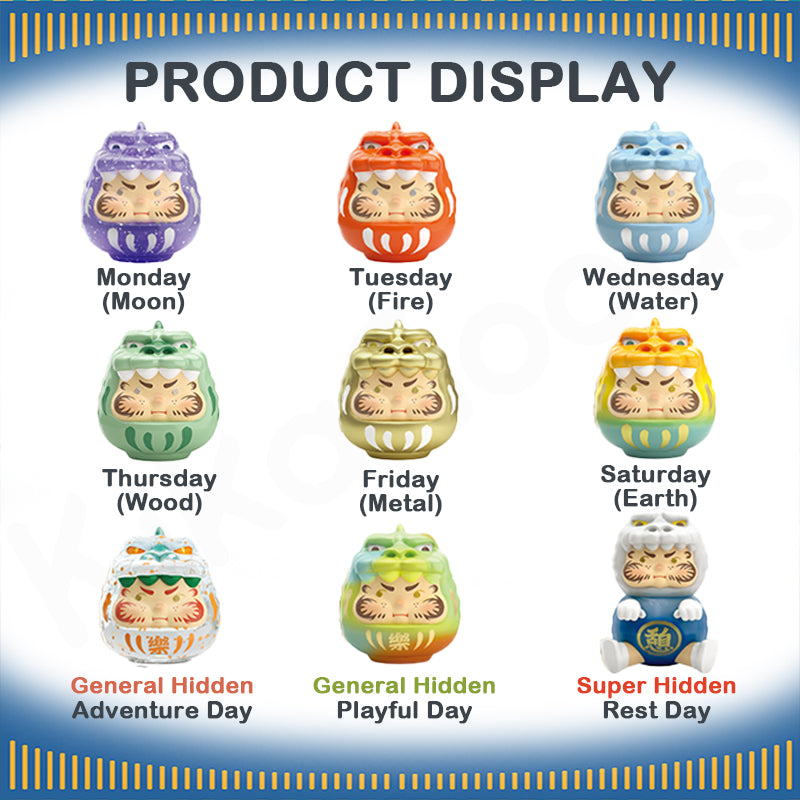 PP X MONSTER Guardian Daruma Series Blind Box – KikaGoods Wholesale