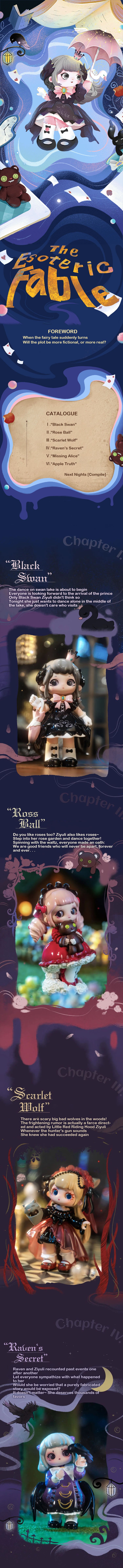 Ziyuli The Esoteric Fable Series Designer Collectibles Blind Box