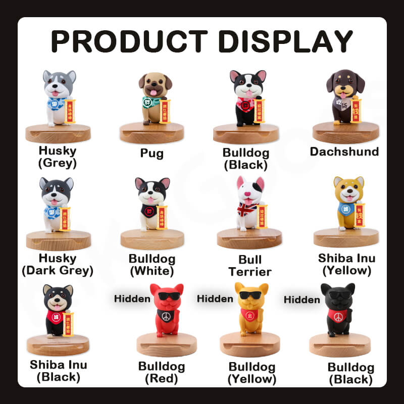 The Doggy Family Lucky Dog Mobile Phone Holder Stand Blind Box